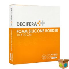 DECIFERA FOAM SILICONE BORDER 10X10CM 5