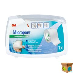 MICROPORE 3M 25,0MMX9,1M NIEUWE DISPENSER 1530P-1D