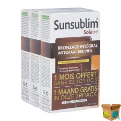 SUNSUBLIM INTEGRAAL BRUINEN TRIPACK CAPS 3X30
