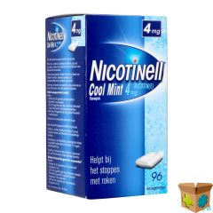 NICOTINELL COOL MINT 4 MG KAUWGOM 96