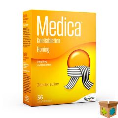 MEDICA KEELTABLETTEN HONING ZUIGTABL 36