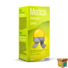 MEDICA KEELSPRAY LEMON 30ML