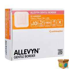 ALLEVYN GENTLE BORDER STER 7,5X 7,5CM 10 66800269