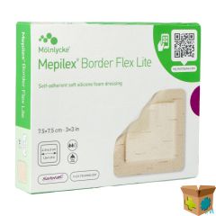 MEPILEX BORDER FLEX LITE 7,5CMX7,5CM 5 581250