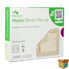 MEPILEX BORDER FLEX LITE 7,5CMX7,5CM 5 581250