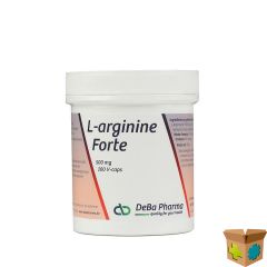L-ARGININE CAPS 100X500MG DEBA