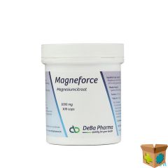 MAGNEFORCE CAPS 100X750MG DEBA