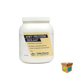 WHEY PROTEINE ISOLAAT VANILLE CAPS 900G DEBA