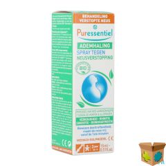 PURESSENTIEL ADEMHALING NEUSSPRAY 15ML