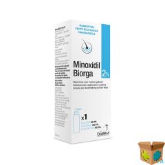 MINOXIDIL BIORGA 2% OPL CUTAAN KOFFER FL 1X60ML