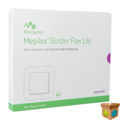 MEPILEX BORDER FLEX LITE 15CMX15CM 5 581500