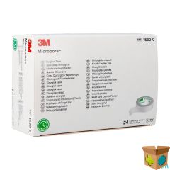 MICROPORE 3M HECHTPLEISTER 12MMX9,14M ROL 24 1530
