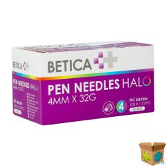 BETICA PEN NEEDLES HALO 4MMX32G 100