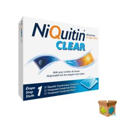 NIQUITIN CLEAR PATCHES 21 X 21 MG