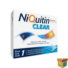 NIQUITIN CLEAR PATCHES 21 X 21 MG