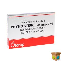 PHYSIO STEROP AMP INJ 10 X 5ML
