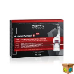 VICHY DERCOS AMINEXIL CLINICAL 5 MEN AMP 21X6ML