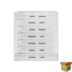 EUREKA CARE PILLENDOOS TRANSPARANT 1 WEEK