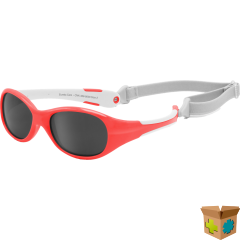 EUREKA CARE ZONNEBRIL KIND ROOD-WIT 12-24M