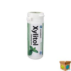 MIRADENT KAUWGOM XYLITOL GROENE MUNT Z/SUIKER 30