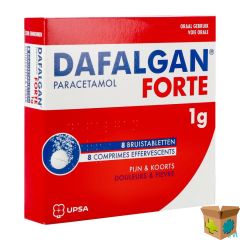 DAFALGAN FORTE 1G CITRUS BRUISTABL 8