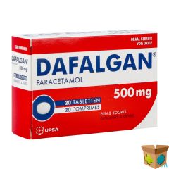 DAFALGAN 500MG DROOG TABL 20
