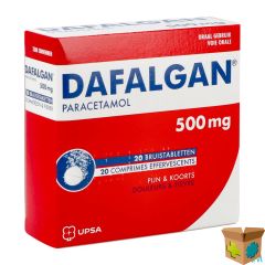 DAFALGAN BRUIS 500MG TABL 20