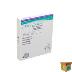 DUODERM EXTRA DUN VERB HYDRO 7,5CMX7,5CM 5 H7951