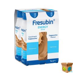 FRESUBIN ENERGY DRINK CAPPUCCINO FL 4X200ML