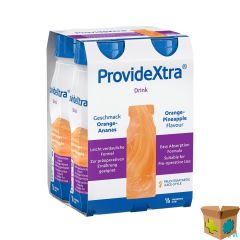 PROVIDE XTRA DRINK ANANAS-SINAAS FL 4X200ML