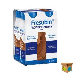 FRESUBIN PROTEIN ENERGY DRINK CHOCOLADE FL 4X200ML