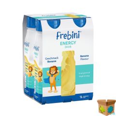 FREBINI ENERGY DRINK KINDEREN BANAAN FL 4X200ML