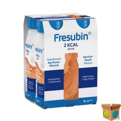 FRESUBIN 2 KCAL DRINK PERZIK-ABRIKOOS 4X200ML