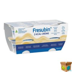 FRESUBIN 2 KCAL CREME VANILLE POT 4X125G