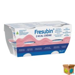 FRESUBIN 2 KCAL CREME AARDBEI POT 4X125G