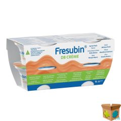 FRESUBIN DB CREME ABRIKOOS-PERZIK POT 4X125G