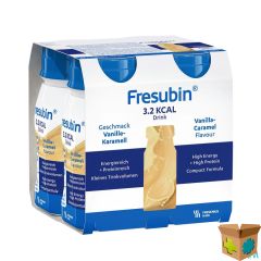 FRESUBIN 3.2 KCAL DRINK VANILLE-CARAMEL 4X125ML