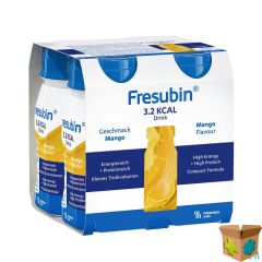 FRESUBIN 3.2KCAL DRINK MANGO 4X125ML
