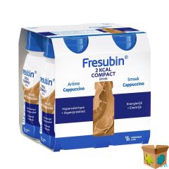 FRESUBIN 2 KCAL COMPACT DRINK CAPPUCCINO FL4X125ML