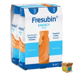 FRESUBIN ENERGY DRINK TROPISCHE VRUCHT FL 4X200ML