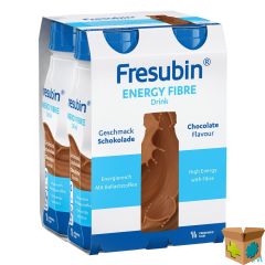 FRESUBIN ENERGY FIBRE DRINK CHOCOLADE FL 4X200ML
