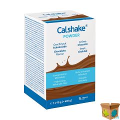 CALSHAKE ENERGIE CHOCOLADE ZAKJE PDR 7X90G