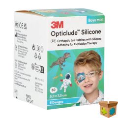 OPTICLUDE 3M SILICONE EYE PATCH BOY MIDI 50