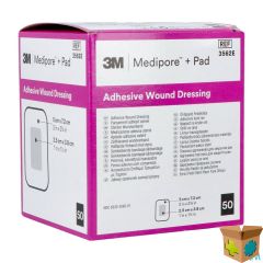 MEDIPORE + PAD 3M 5X 7,2CM 50 3562E