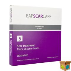 BAP SCAR CARE S SILICOONVERB ADH 5X20CM 2 STUKS