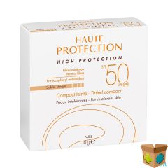 AVENE ZON COMPACT GETINT SPF50+ ZAND 10G