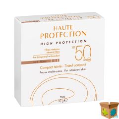AVENE ZON COMPACT GETINT SPF50+ GOUD 10G
