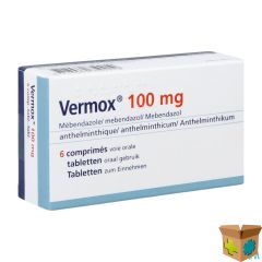 VERMOX ORIFARM 100MG TABL 6 PIP