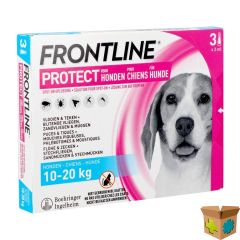 FRONTLINE PROTECT SPOT ON OPL HOND 10-20KG PIPET 3