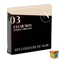 COULEURS DE NOIR CLEAR SKIN COMP. BRONZER 03BRONZE